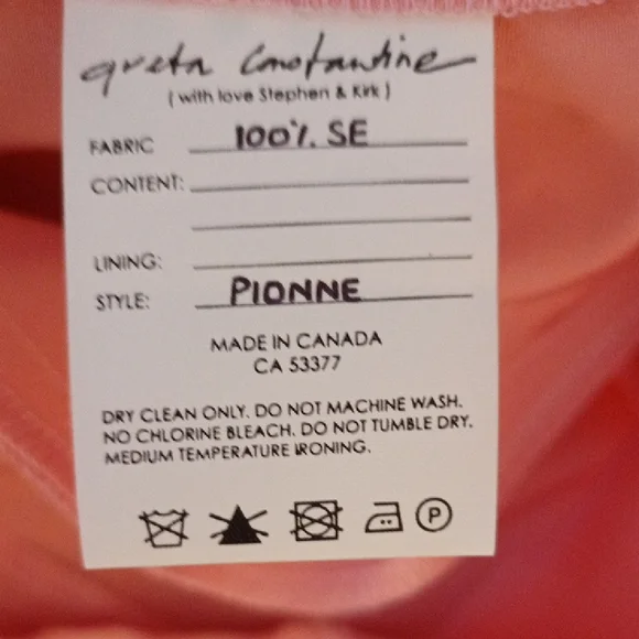 Greta Constantine Wide Leg Super High Waisted Long Structured Silk Trousers XS-S - Picture 7 of 12